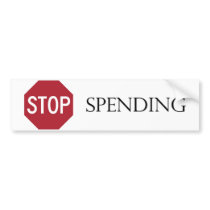 Stop Spending bumper stickers by leftisntright Stop Spending bumper stickers