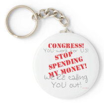 Stop Spending - Congress Key Chain