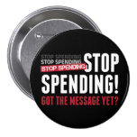Stop Spending. Stop Spending. Stop Spending! Button