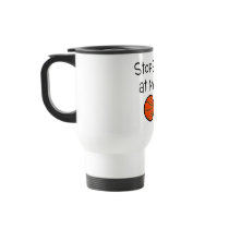 Stop Staring At My Balls (Basketballs) Mug