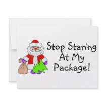 Stop Staring At My Package 2 invitations by TeeZazzle Stop Staring At My Package 2 invitations