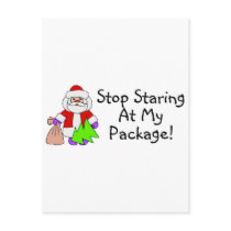 Stop Staring At My Package 2 Post Card