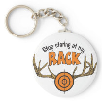 Stop Staring At My Rack Key Chain