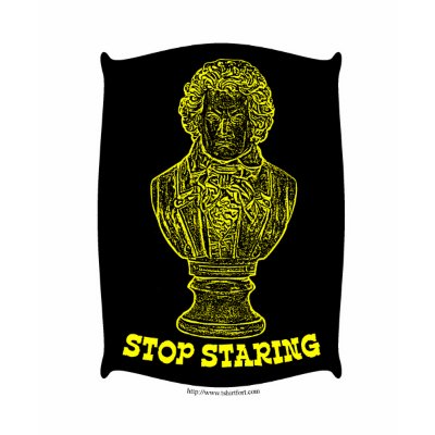 Stop Staring T-shirts by Anotherfort