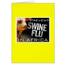 stop swine flu cards