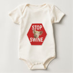 Stop Swine Infant Organic Onesie t-shirts