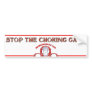 Stop the choking game 2 bumper stickers