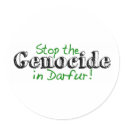 Stop The Genocide Darfur stickers