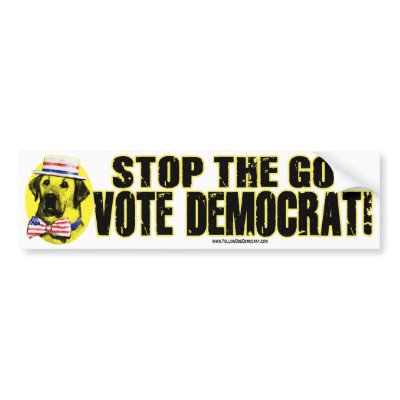 Stop The Gop Bumper Sticker  by yellowdogdemocrat