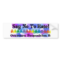 Stop The Hate bumper stickers by orsobear Stop The Hate bumper stickers
