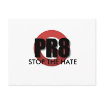 STOP THE HATE postcards by KittyKatLounge STOP THE HATE postcards