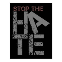 Stop the Hate Postcards