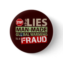 Stop the Lies about Global Warming Button