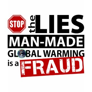 Stop the Lies about Global Warming shirt
