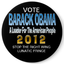 STOP THE LUNATIC FRINGE PINBACK BUTTONS
