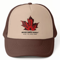 Stop The Seal Hunt hats by TheAnimalLiberator Stop The Seal Hunt hats