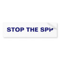 STOP THE SPP - POLITICAL BUMPER STICKER bumper stickers
