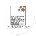 stop the traffick, Ex-chocolate lover stickers by abolishionistgirl stop the traffick, Ex-chocolate lover stickers