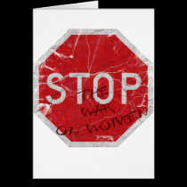 Stop the War on Women cards