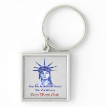 Stop The War On Women Key Chain