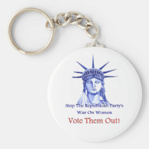 Stop The War On Women Keychain