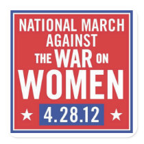 Stop The War On Women Stickers