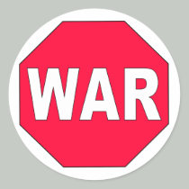 Stop the war stickers