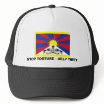 STOP TORTURE - HELP TIBET hats
