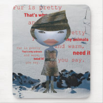 Stop using FUR! mousepads