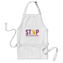 Stop Violence against Women aprons