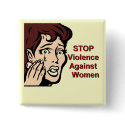 Stop Violence Against Women Button