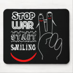 Stop War hug your neighbour Mousepad