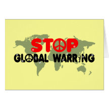 Stop War-Peace sign Greeting Card