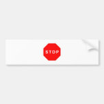 Stop Warning Achtung Products & Designs! Bumper Stickers
