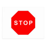 Stop Warning Achtung Products & Designs! Post Card