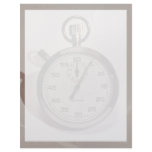 Stop watch personalized letterhead