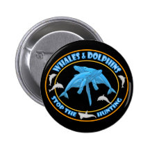 Stop Whale Hunting Buttons
