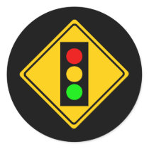 Stoplight Ahead Sticker
