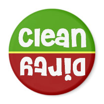 Stoplight Clean Dirty Dishwasher Magnet magnets