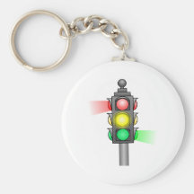 Stoplight Keychains