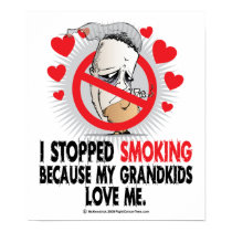 Stopped Smoking Grandkids posters