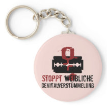 Stoppt weibliche Genitalverstümmelung! keychains