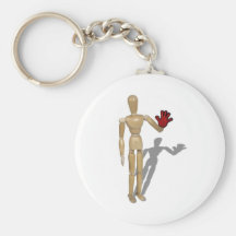 StopThere062710Shadows Key Chain
