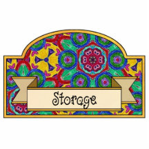 "Storage" - Decorative Sign Cut Out