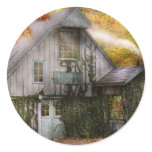 Store - Hollyhocks and Ivy Round Sticker Store - Hollyhocks and Ivy Round Sticker