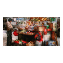 Store - NY - Chelsea - Fresh fruit stand Photo Card Template