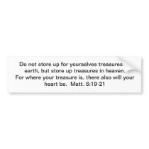 Stored Treasures Bumper Sticker