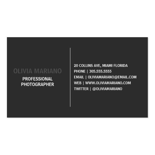 STORIES BUSINESS CARD TEMPLATE (back side)