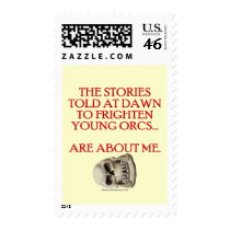 Stories Told to Frighten Young Orcs postage