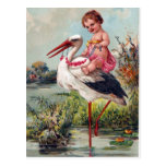 Stork and Baby Post Cards